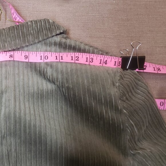 Petite J. Crew Olive Green Ribbed Corduroy Blazer, size 2P - Picture 12 of 12